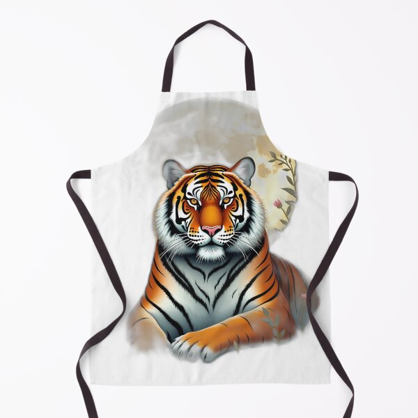 Item preview, Mystical Tiger Portrait with Golden Moon designed and sold by profustock.