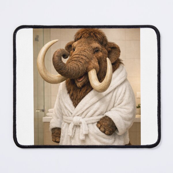 Item preview, Cozy Bathrobe Woolly Mammoth designed and sold by Sillytoe.