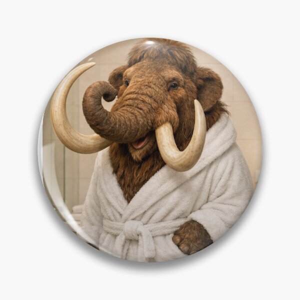 Item preview, Cozy Bathrobe Woolly Mammoth designed and sold by Sillytoe.