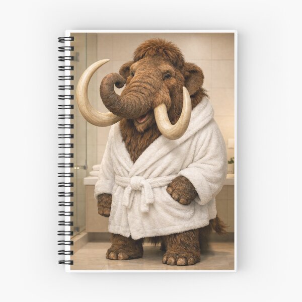 Item preview, Cozy Bathrobe Woolly Mammoth designed and sold by Sillytoe.