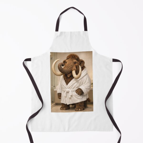 Item preview, Cozy Bathrobe Woolly Mammoth designed and sold by Sillytoe.