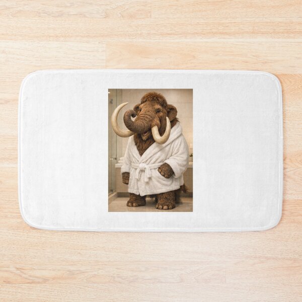 Item preview, Cozy Bathrobe Woolly Mammoth designed and sold by Sillytoe.