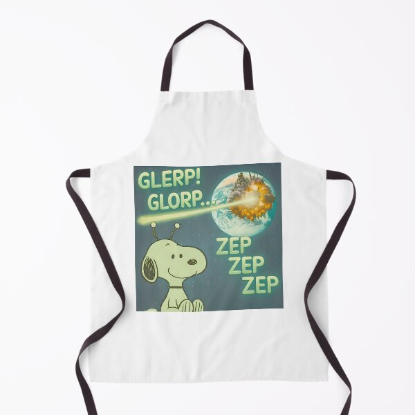 Item preview, Snoopy Alien Glerp Glorp Zep Zep Zep Funny Space Cartoon Gift LIMITED EDITION designed and sold by kimcstein.