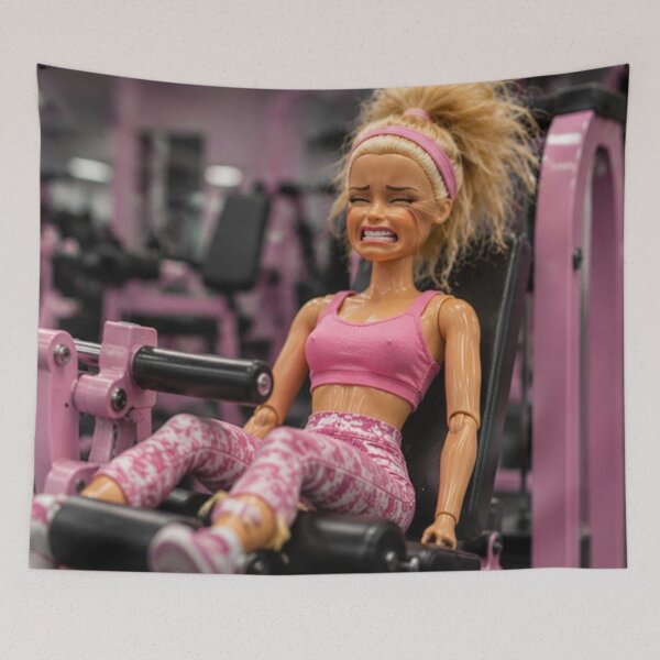 Item preview, Barbie Leg Day designed and sold by Beyond Death.