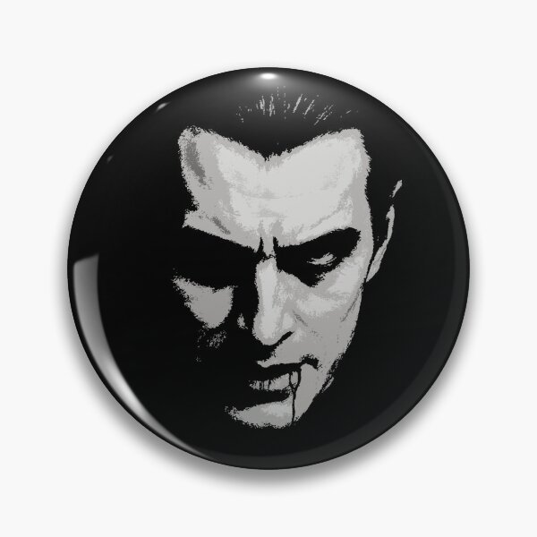 Item preview, Gothic Vampire Stencil Art – Dark Dracula Horror Art designed and sold by Stinky Lincy's Apparel Company.
