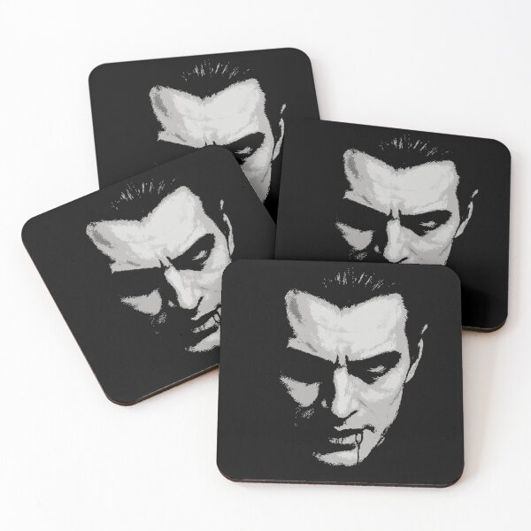 Item preview, Gothic Vampire Stencil Art – Dark Dracula Horror Art designed and sold by Stinky Lincy's Apparel Company.