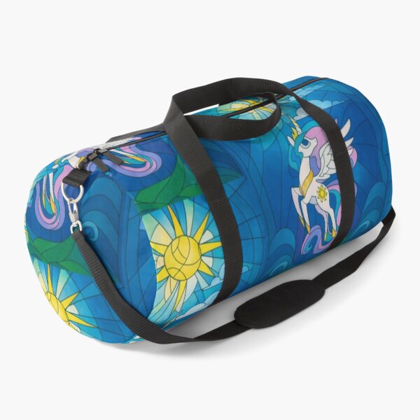 Item preview, Celestial Sun Alicorn - Stained Glass Digital Art Poster designed and sold by Billy Morfo™.