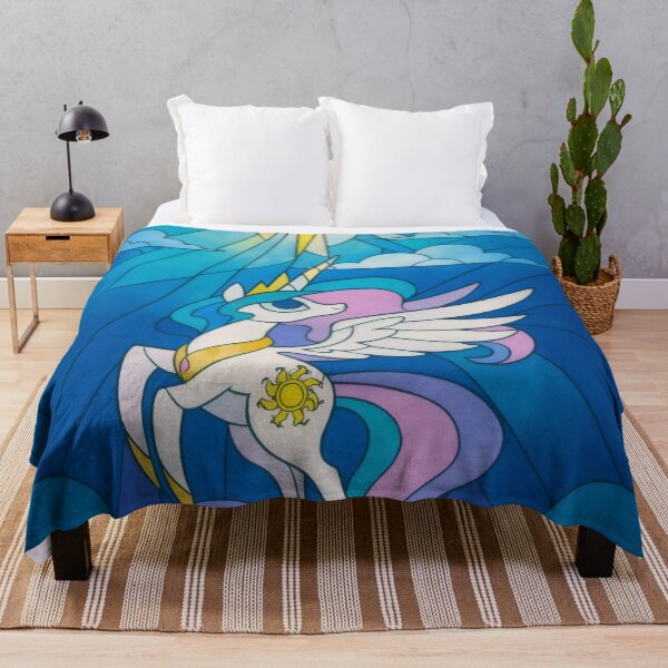 Item preview, Celestial Sun Alicorn - Stained Glass Digital Art Poster designed and sold by Billy Morfo™.