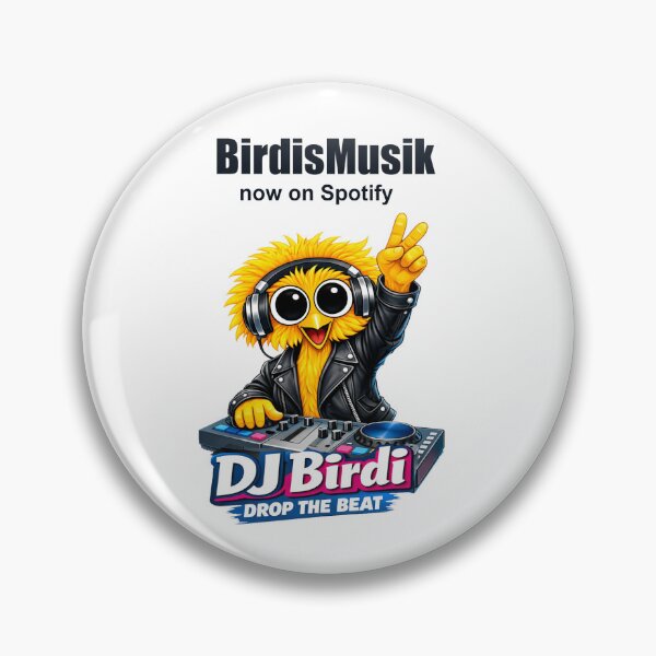 Item preview, DJ Birdi – Drop The Beat designed and sold by smallbirdart.