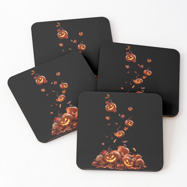 Item preview, Falling Halloween Pumpkins designed and sold by NucciCollective.