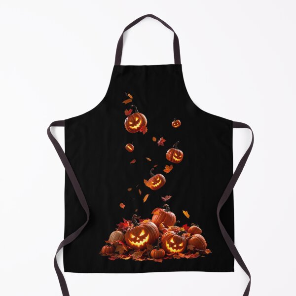 Item preview, Falling Halloween Pumpkins designed and sold by NucciCollective.