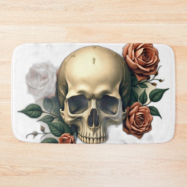 Item preview, Gothic Skull with Red Roses designed and sold by profustock.