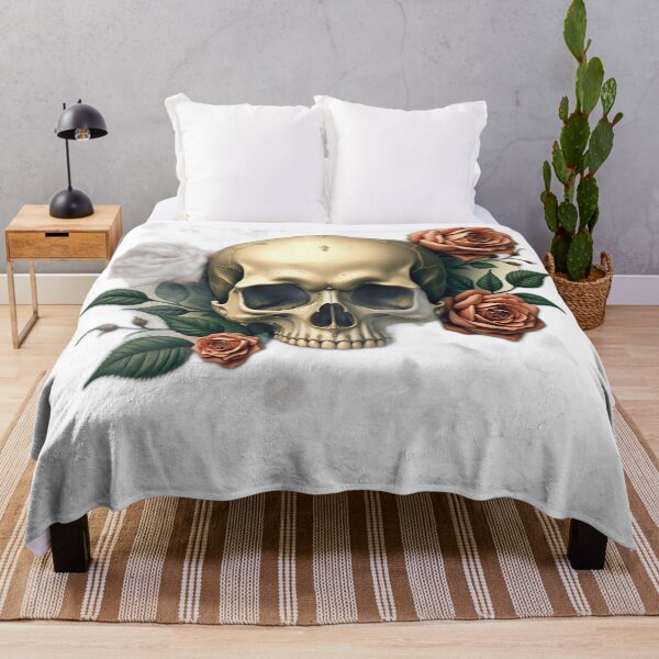 Item preview, Gothic Skull with Red Roses designed and sold by profustock.