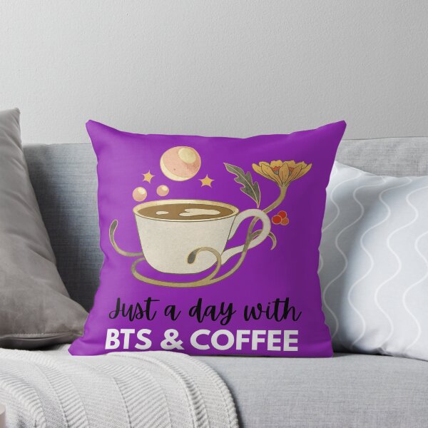 Item preview, My Aesthetic Just A Day With BTS And Coffee Art designed and sold by SMinimalist613.