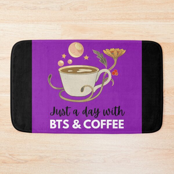 Item preview, My Aesthetic Just A Day With BTS And Coffee Art designed and sold by SMinimalist613.