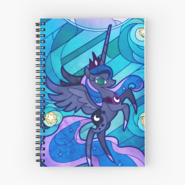 Item preview, Midnight Moon Pegasus - Stained Glass Fantasy Art Print designed and sold by Billy Morfo™.