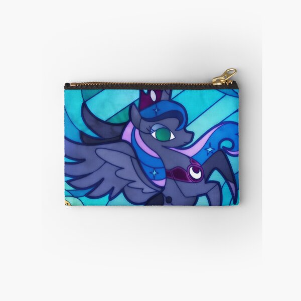Item preview, Midnight Moon Pegasus - Stained Glass Fantasy Art Print designed and sold by Billy Morfo™.
