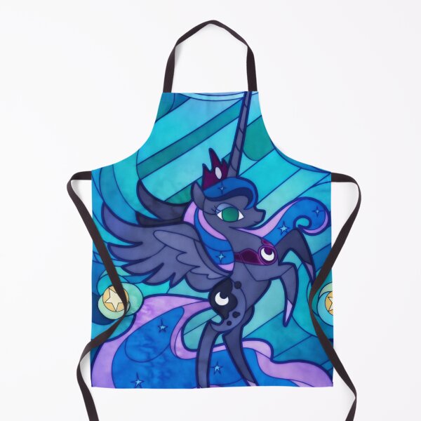 Item preview, Midnight Moon Pegasus - Stained Glass Fantasy Art Print designed and sold by Billy Morfo™.