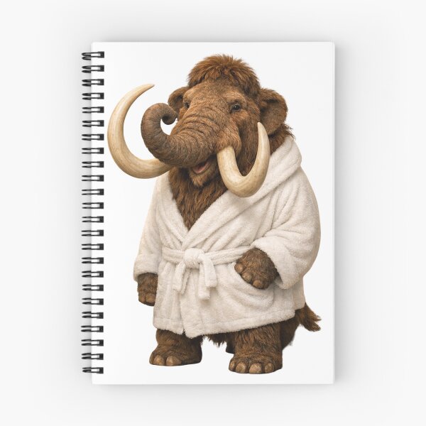 Item preview, Bathrobe Woolly Mammoth designed and sold by Sillytoe.