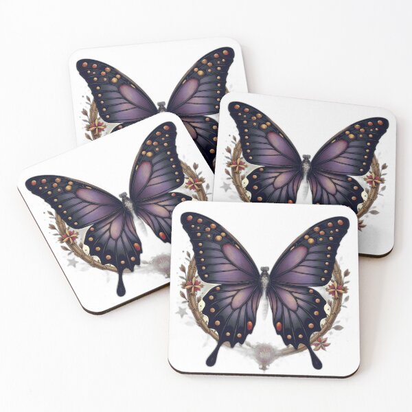 Item preview, Enchanted Purple Butterfly Botanical designed and sold by profustock.