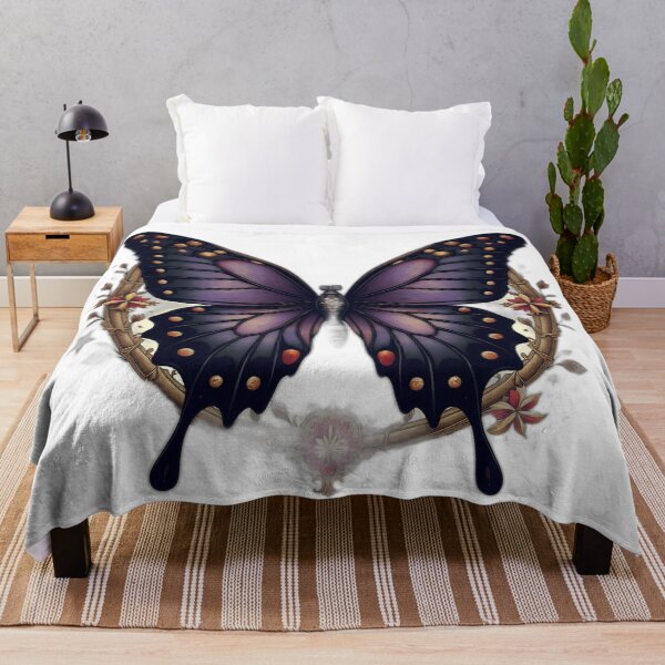 Item preview, Enchanted Purple Butterfly Botanical designed and sold by profustock.