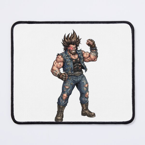 Item preview, Cyberpunk Cyborg Biker Fighter Illustration designed and sold by jhgjykuo.