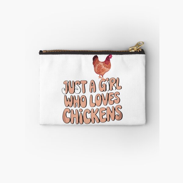 Item preview, Just A Girl Who Loves Chickens designed and sold by TheCatmeow2000.