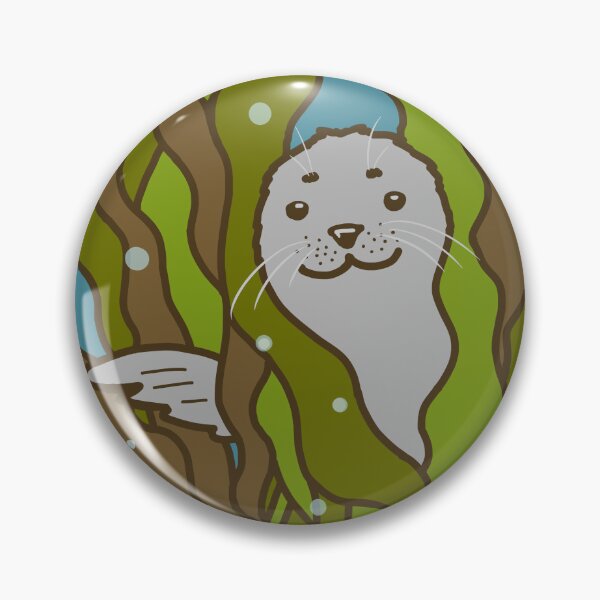 Item preview, Seal in Kelp Forest designed and sold by fishingpiano.
