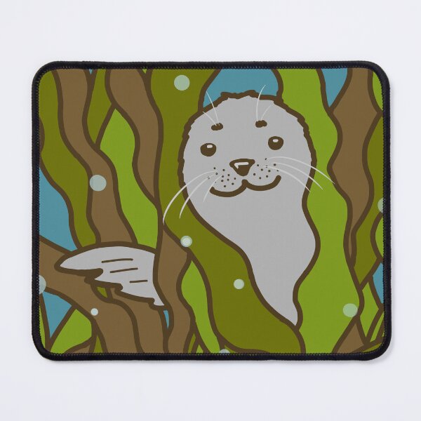 Item preview, Seal in Kelp Forest designed and sold by fishingpiano.
