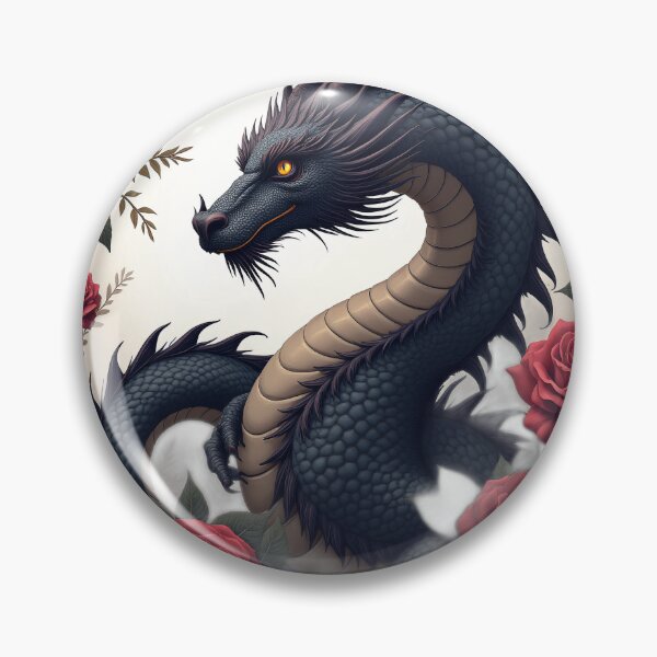 Item preview, Gothic Dragon with Red Roses designed and sold by profustock.