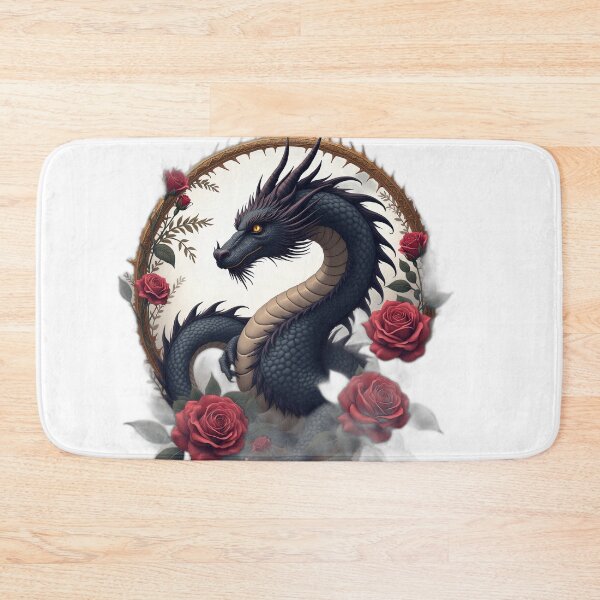 Item preview, Gothic Dragon with Red Roses designed and sold by profustock.