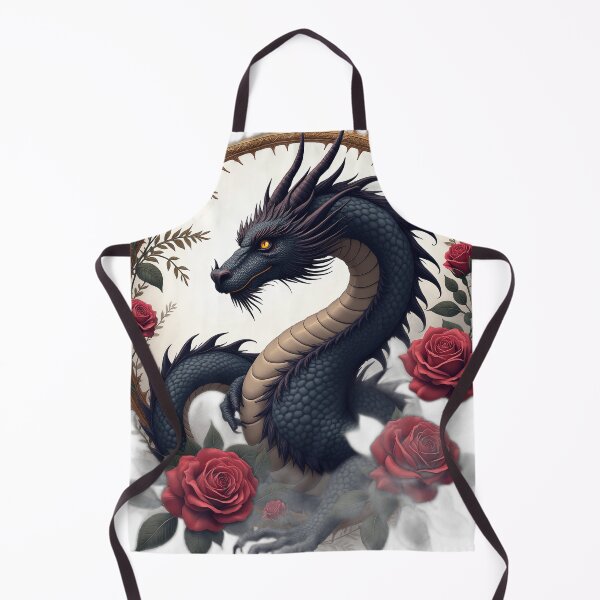 Item preview, Gothic Dragon with Red Roses designed and sold by profustock.