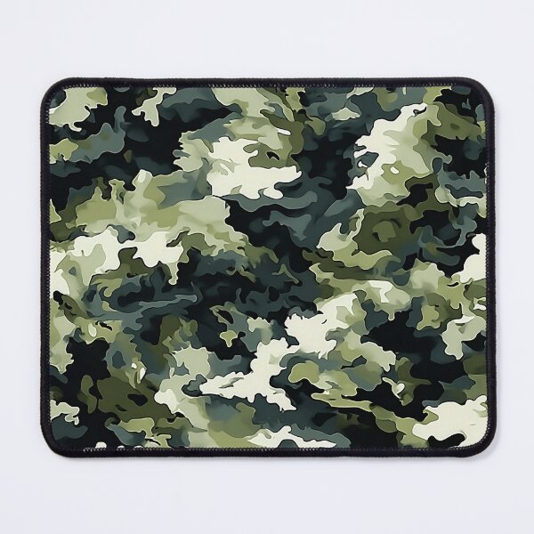 Item preview, Small Scale Camo Pattern Fine Green and Cream Military Camouflage designed and sold by Nine Lives Studio.