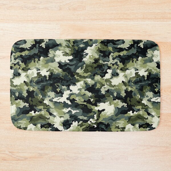 Item preview, Small Scale Camo Pattern Fine Green and Cream Military Camouflage designed and sold by Nine Lives Studio.