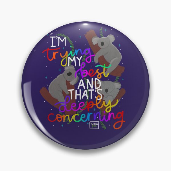 Item preview, Deeply Concerning Koalas Funny Illustration designed and sold by helenpea.