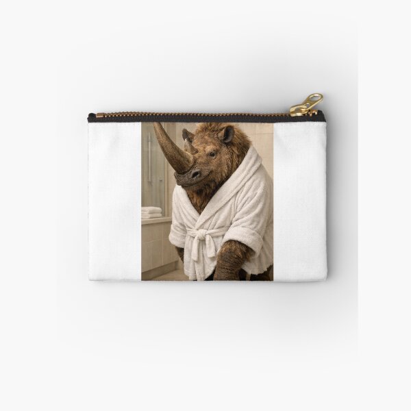 Item preview, Relaxing Bathrobe Woolly Rhinoceros designed and sold by Sillytoe.