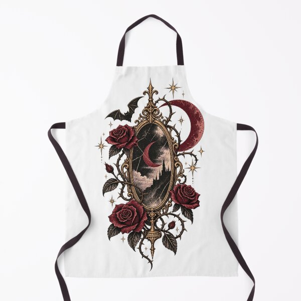 Item preview, Romantic Gothic Mirror with Crimson Roses designed and sold by networkseen.