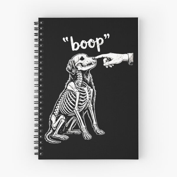 Item preview, Skeleton Dog Boop Funny Halloween Cute Spooky Dog Lover Design designed and sold by ArcaneArtistry.