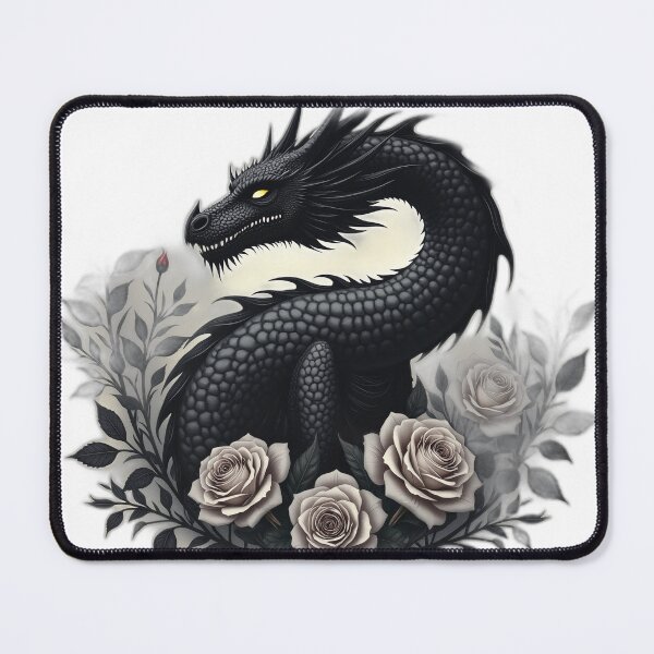 Item preview, Black Dragon and White Roses Fantasy designed and sold by profustock.