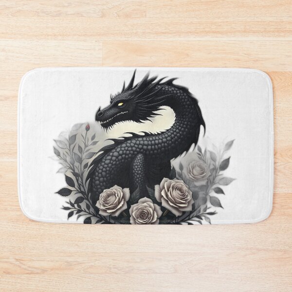 Item preview, Black Dragon and White Roses Fantasy designed and sold by profustock.