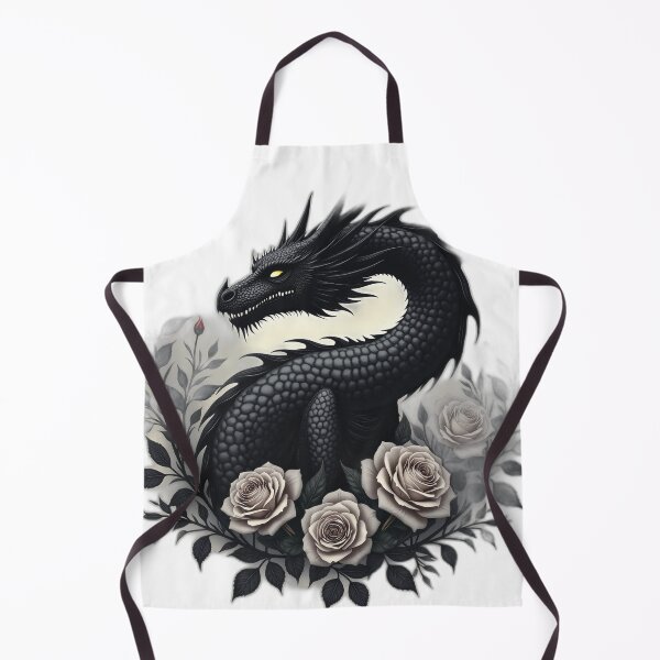 Item preview, Black Dragon and White Roses Fantasy designed and sold by profustock.