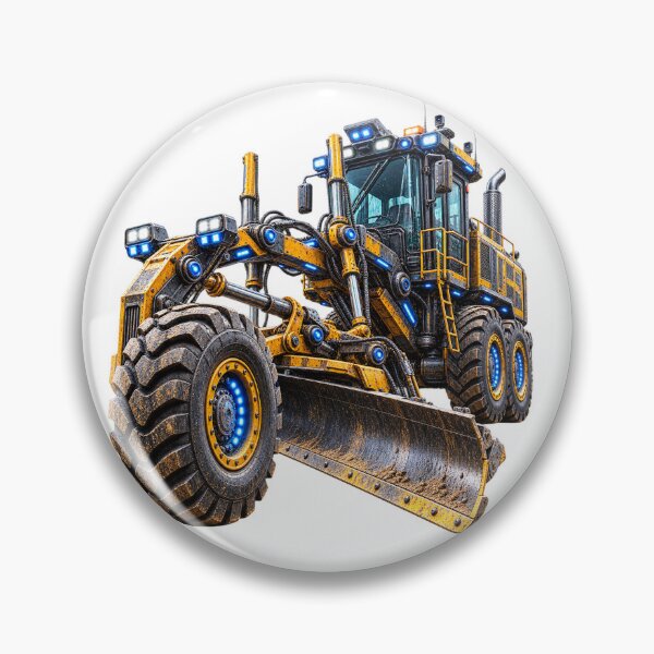 Item preview, Steel Motor Grader V5+ – Heavy Construction Grading Machine designed and sold by SteelCoat Studio.