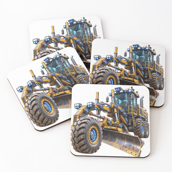 Item preview, Steel Motor Grader V5+ – Heavy Construction Grading Machine designed and sold by SteelCoat Studio.