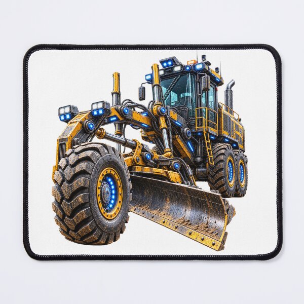 Item preview, Steel Motor Grader V5+ – Heavy Construction Grading Machine designed and sold by SteelCoat Studio.