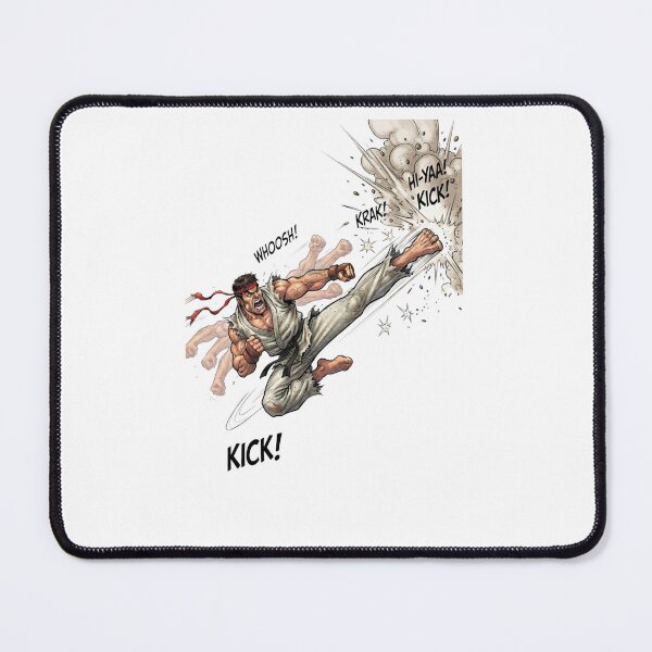 Item preview, Martial Arts Karate Fighter High Kick Illustration designed and sold by jhgjykuo.