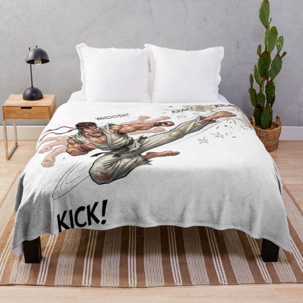 Item preview, Martial Arts Karate Fighter High Kick Illustration designed and sold by jhgjykuo.