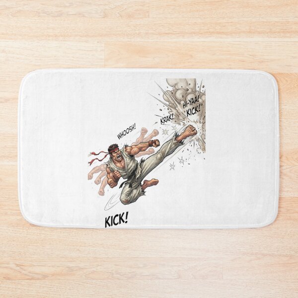 Item preview, Martial Arts Karate Fighter High Kick Illustration designed and sold by jhgjykuo.