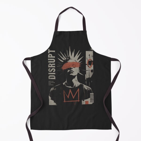 Item preview, Disrupt Punk Mohawk Crown Graphic designed and sold by ERODED SELF.