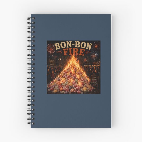 Item preview, Bon-Bon Fire Funny Bonfire Night Pun designed and sold by Hornace88studio.