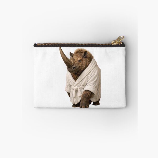 Item preview, Comfy Bathrobe Woolly Rhinoceros designed and sold by Sillytoe.